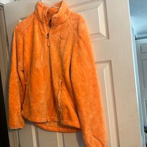 Orange Northface Fleece Jacket